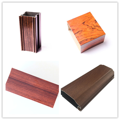 Wood Grain Finish Aluminum Extrusion