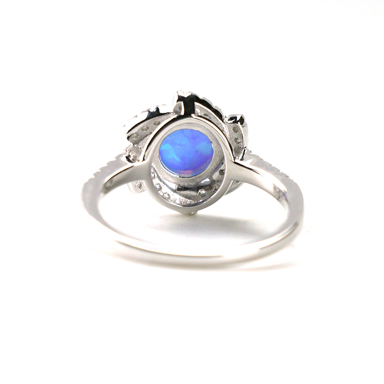 Blue Opal Ring