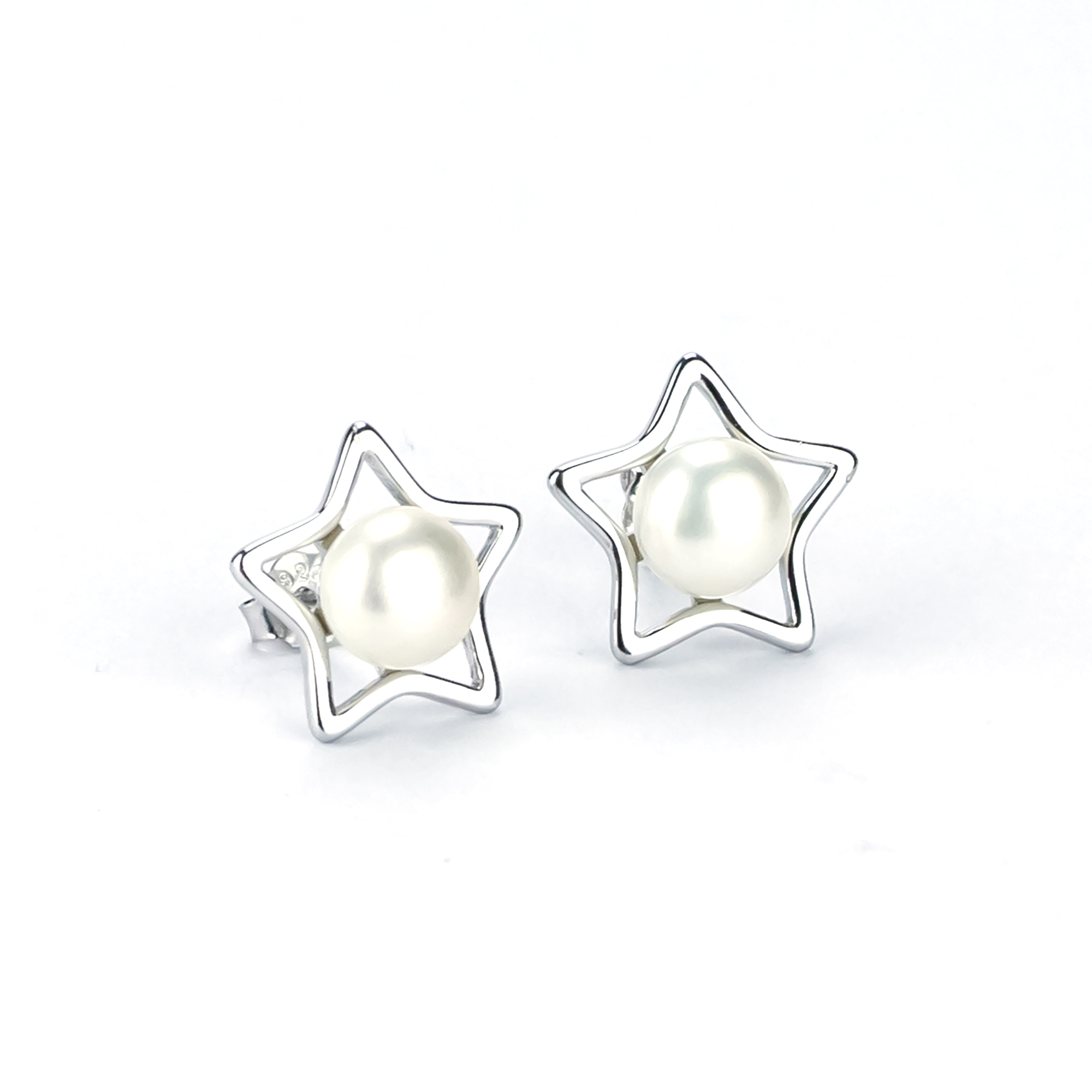 Silver Pearl Earring Silver Pearl Earring