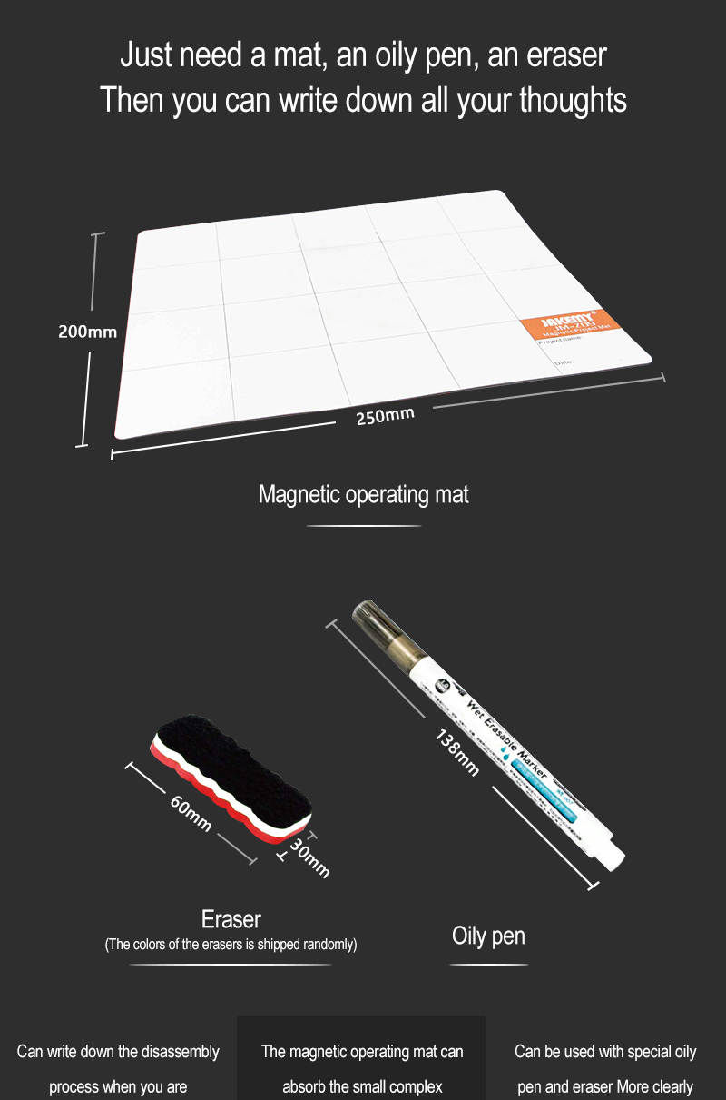 magnetic work mat