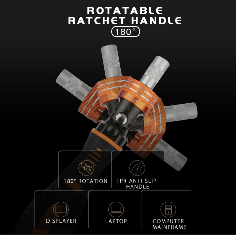 magnetic ratchet screwdriver set