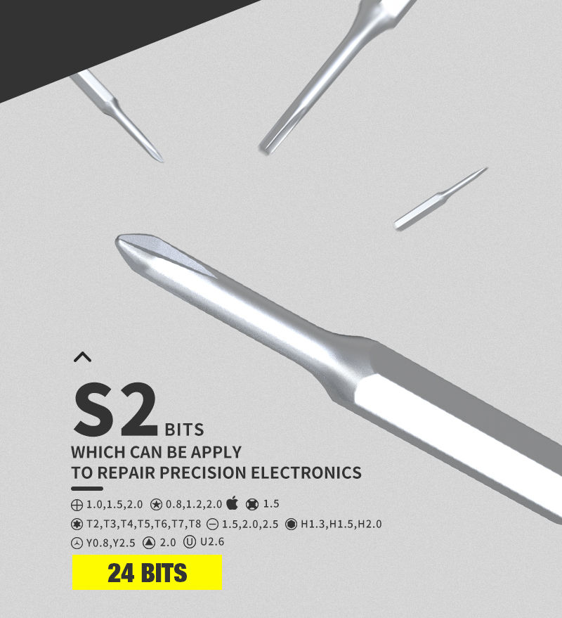 S-2 screwdriver bits