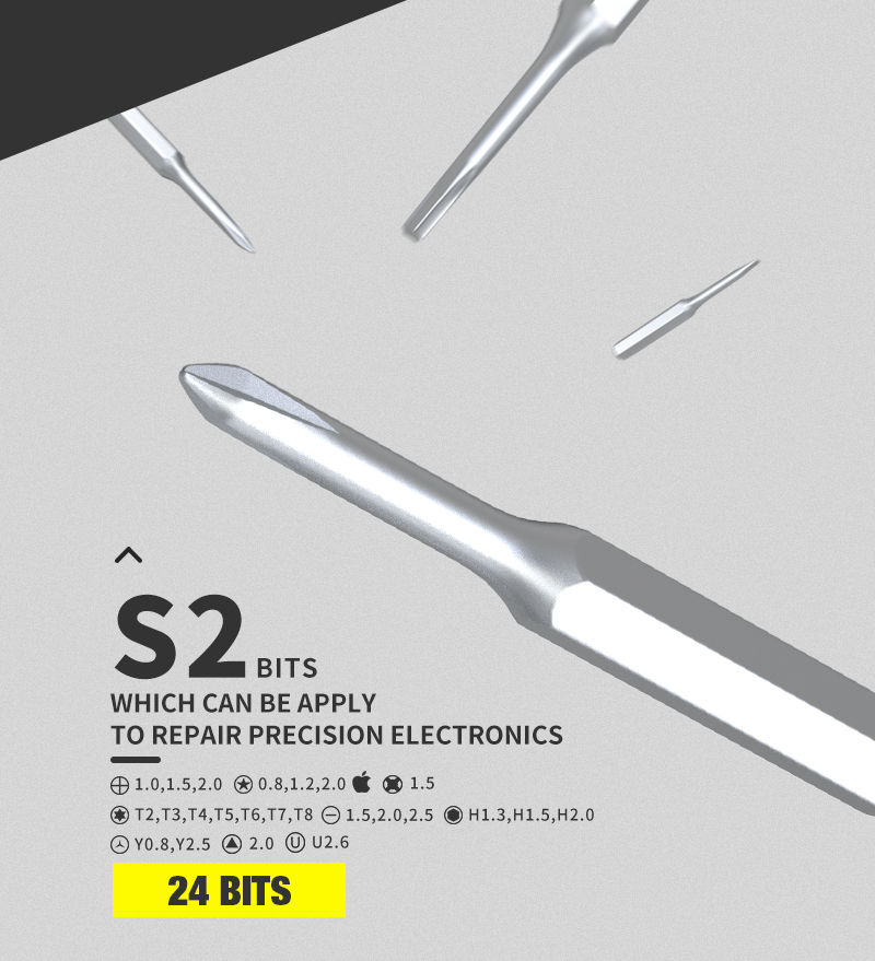 S-2 screwdriver bits S-2 screwdriver bits