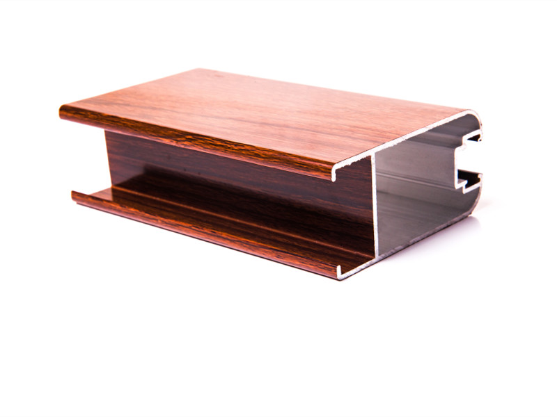 Wood Grain Finish Aluminum Extrusion