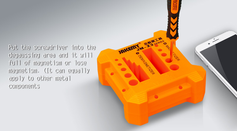 Screwdriver magnetizer demagnetizer