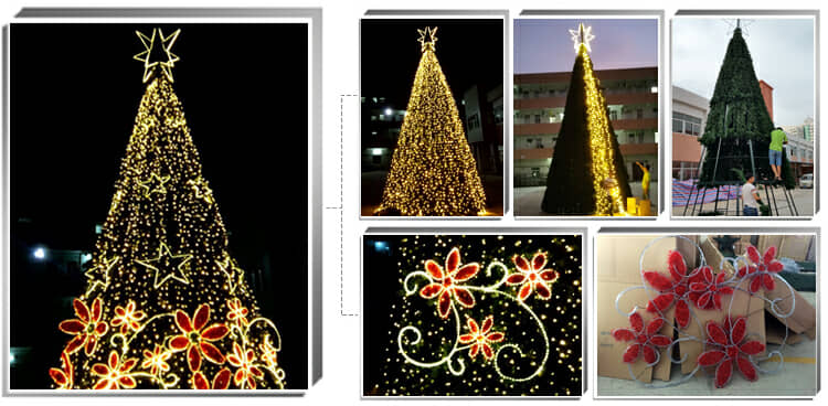 large christmas tree light