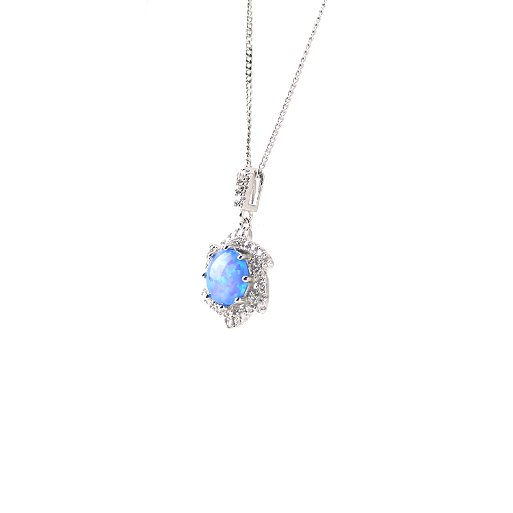 Blue Opal Pendant