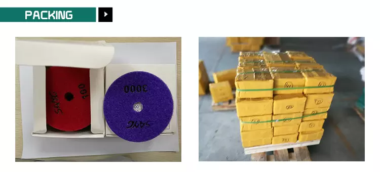 good quality 3 step polishing pads,diamond polishing pad for stone