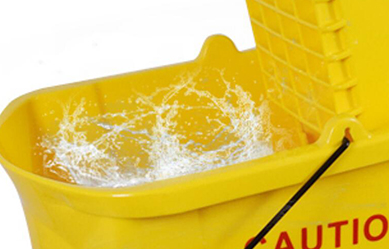 36L Wheeled Mop Wringer Bucket with Squeezer