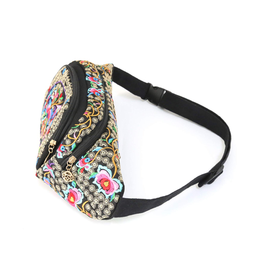 Retro embroidered stylish fanny pack Retro embroidered stylish fanny pack