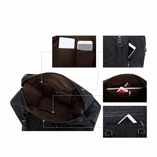 Mens business duffle bag