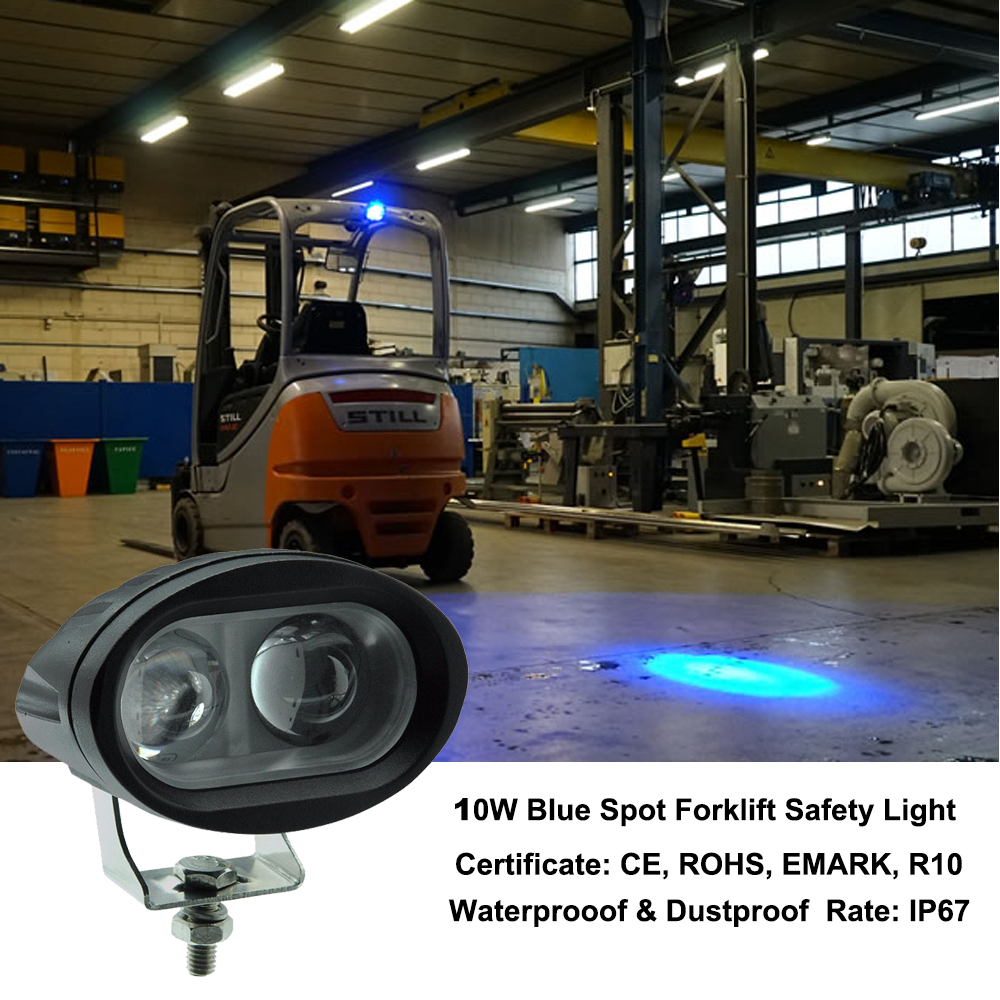 10W oval led work light