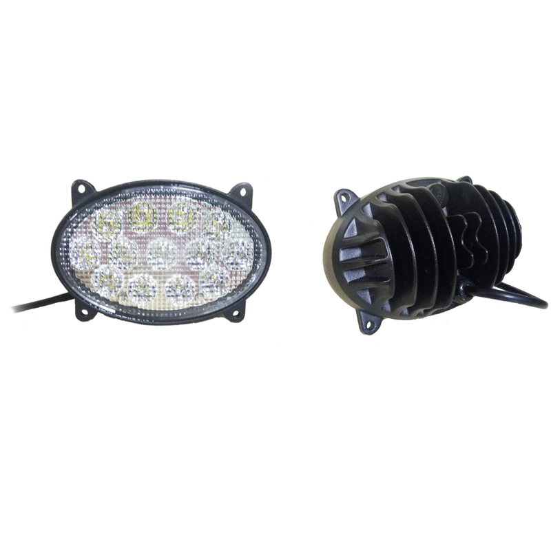 round agricultural machine light