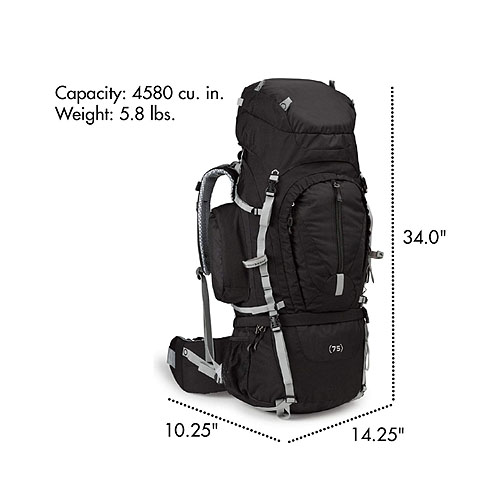 75 L internal frame backpack 75 L internal frame backpack