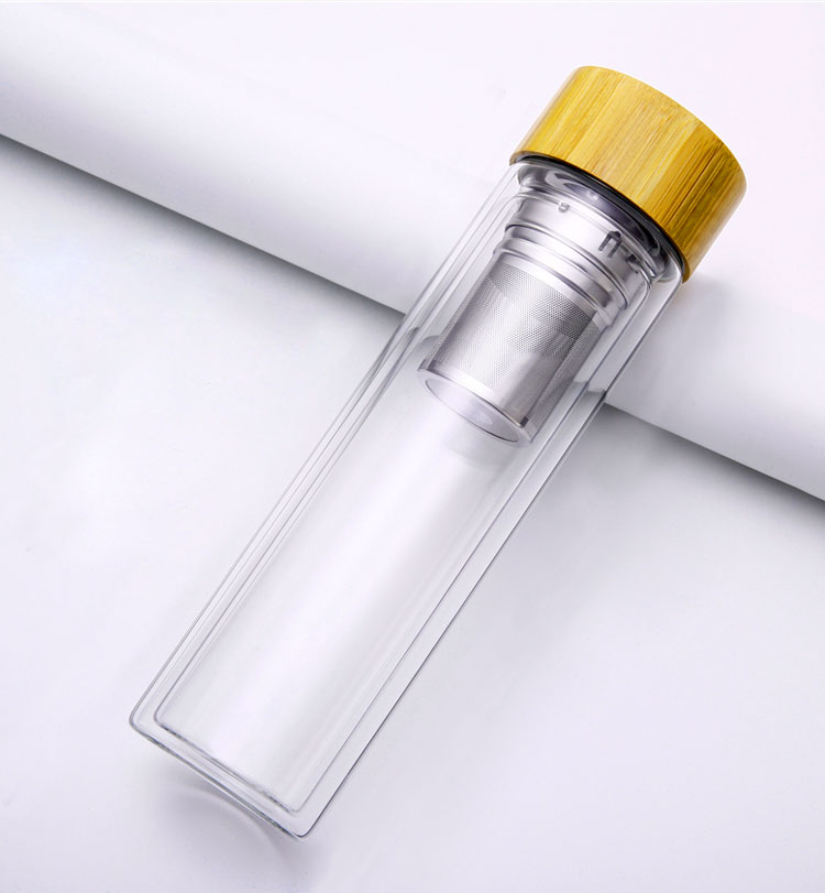 glass water bottle