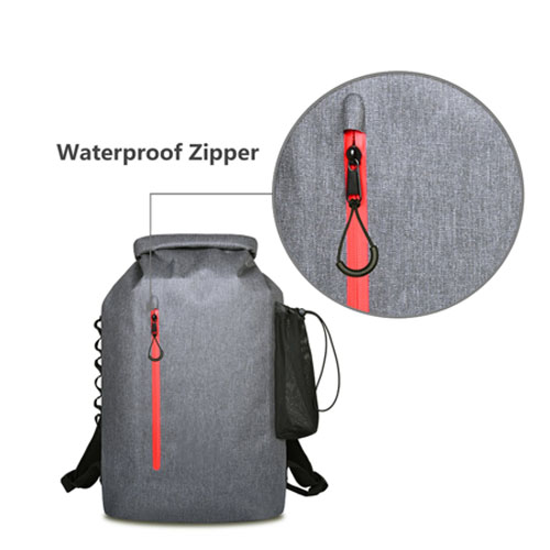 Roll top dry backpack