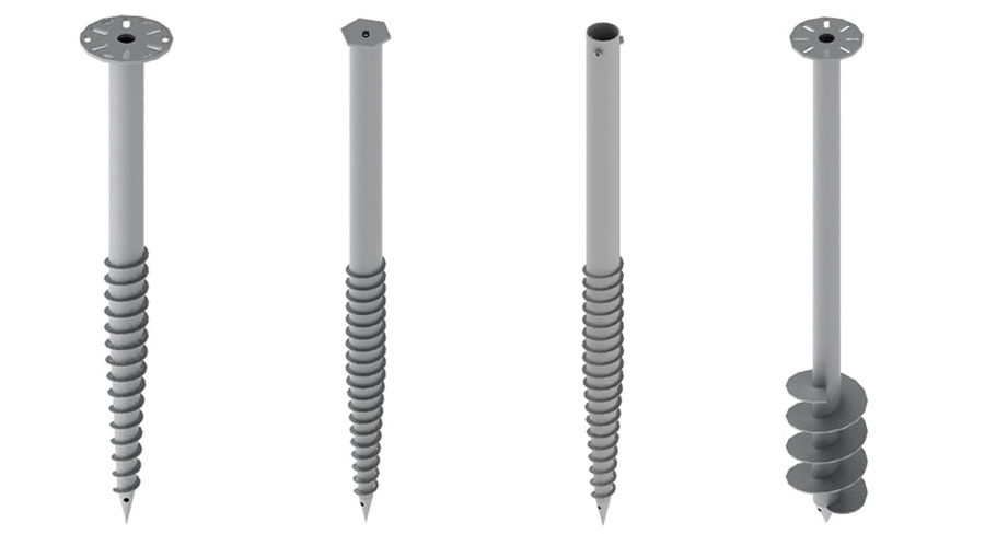 Ground Screw Anchor For Solar Ground Mounting System Ground Screw Anchor For Solar Ground Mounting System