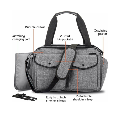 Large capacity toddler diaper bag