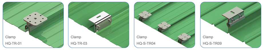 Trapezoidal roofing system Trapezoidal roofing system