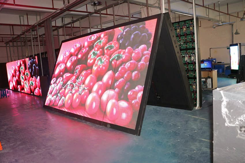 front service open LED display