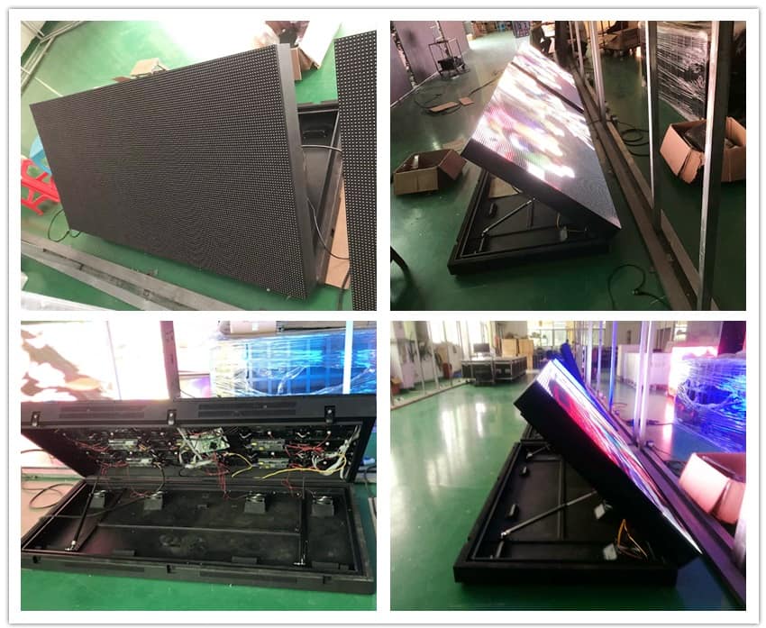 front service open LED display