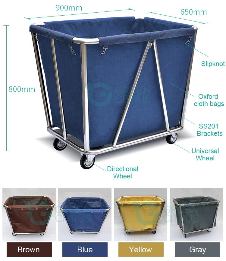 Stainless Steel Laundry Linen Cart Stainless Steel Laundry Linen Cart