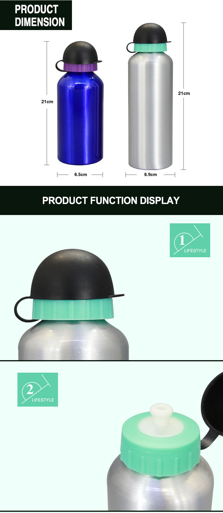 aluminium water bottle