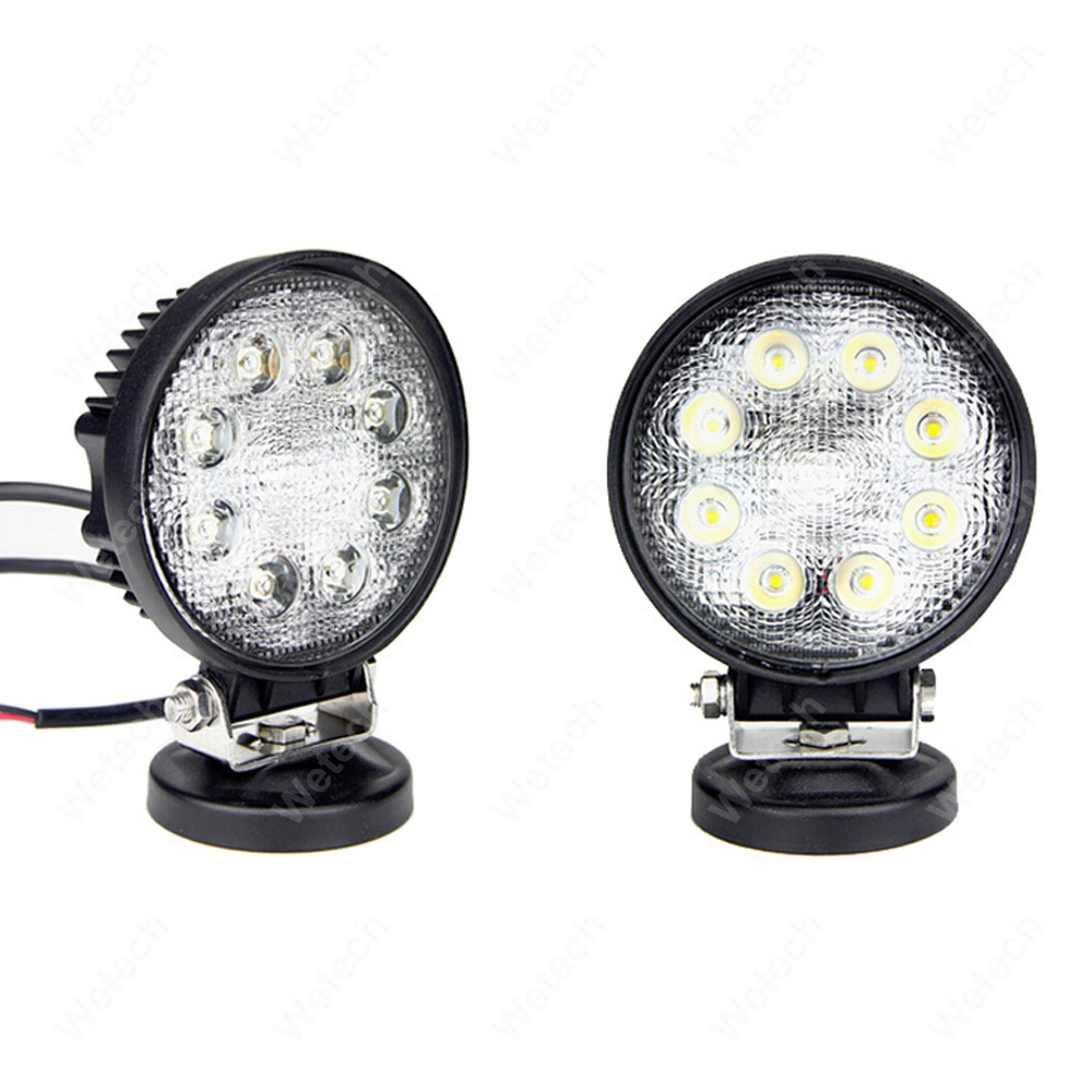 24W round led work light