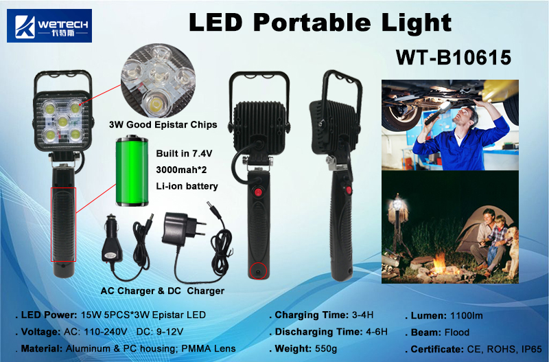 15W Handheld fishing light