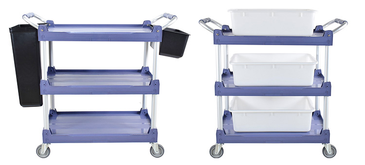 Plastics Buss Cart with TPR Caster