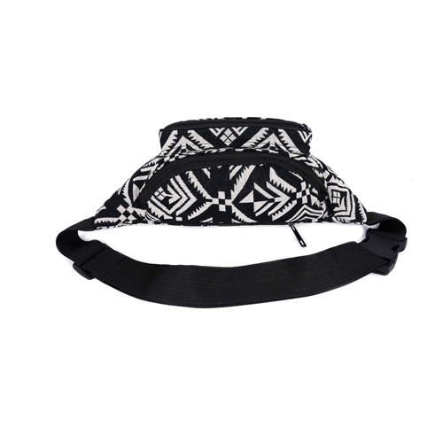 Festival black fanny pack