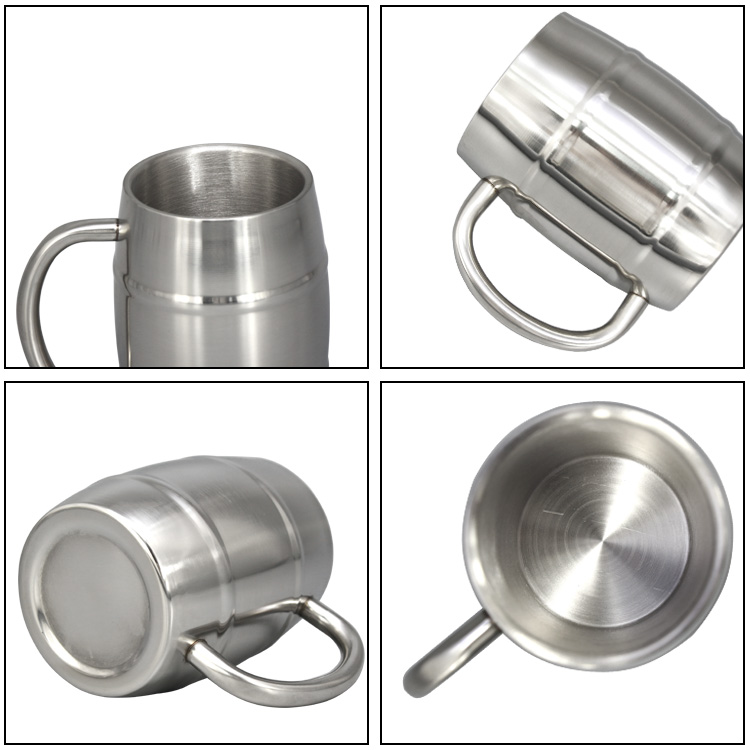 Stainless Steel Coffee Beer Mug Stainless Steel Coffee Beer Mug