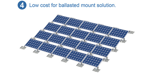 Aluminum ballasted mounting system Aluminum ballasted mounting system