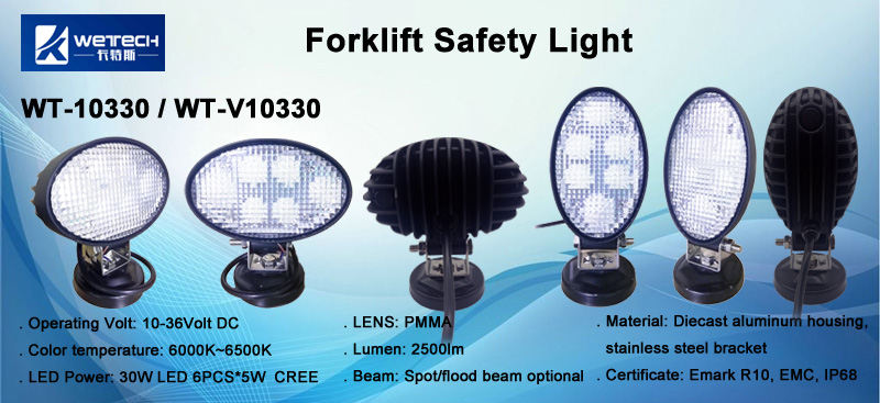 Cree LED forklift safety light