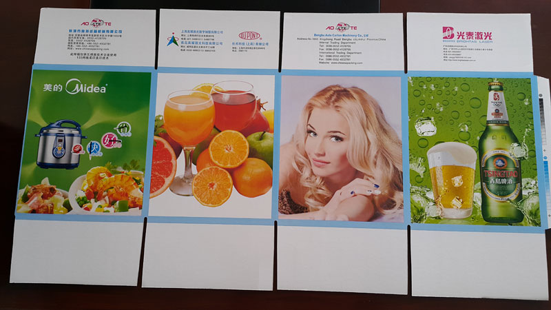 7 color flexo printing machine Food and Beverage boxes