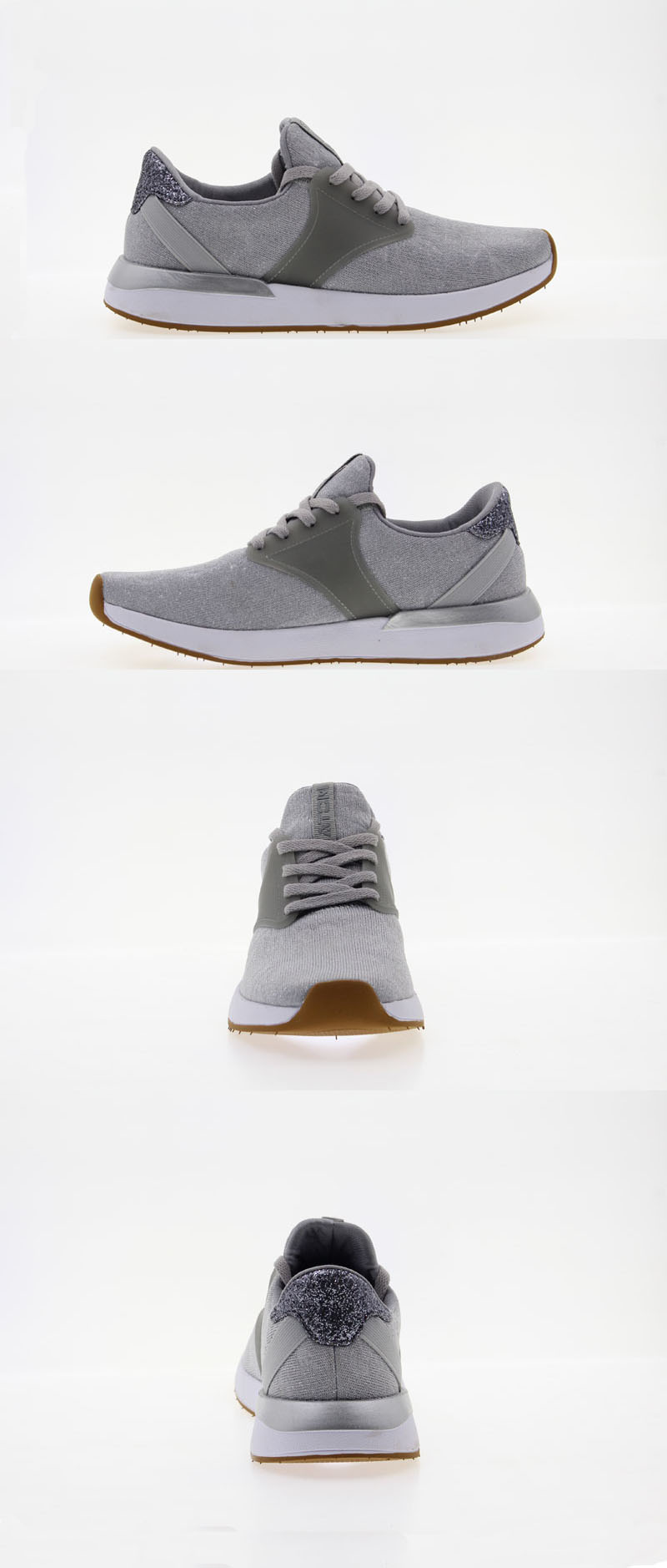 Grey fabric jogging shoes Grey fabric jogging shoes
