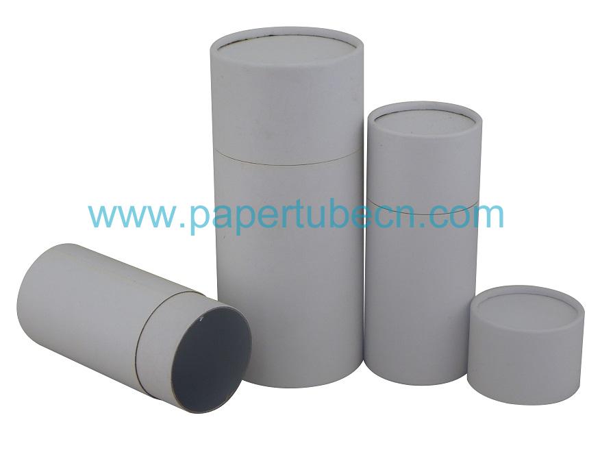 White Inner Straight Rolled Edge Paper Tube