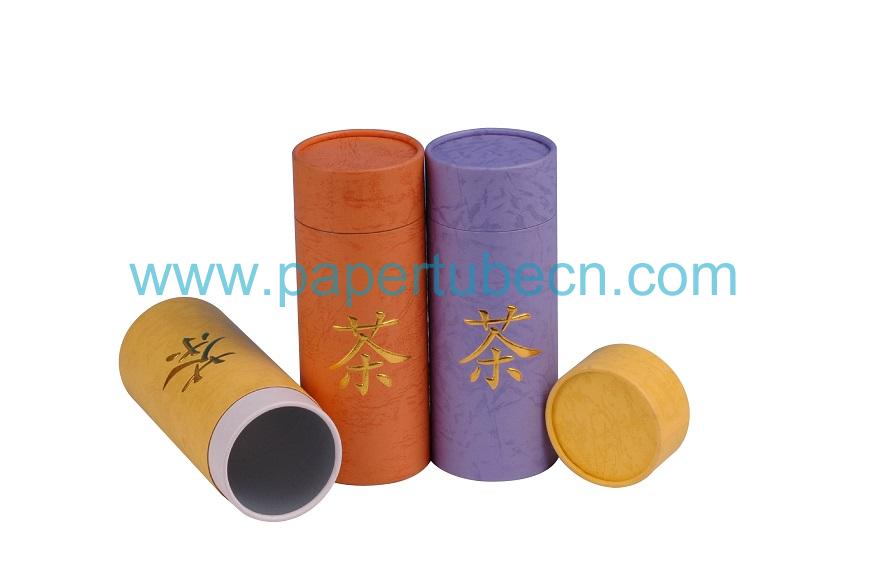 Rolled Edge Cans for Chinese Tea Packaging Paper Tube