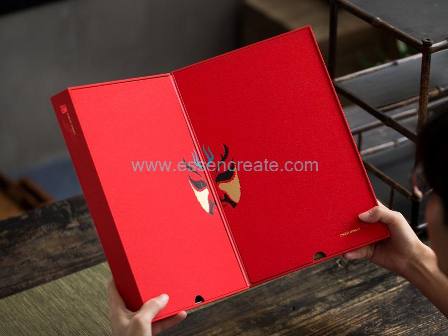 Folio Bookshape Box for Tea Packaging Folio Bookshape Box for Tea Packaging
