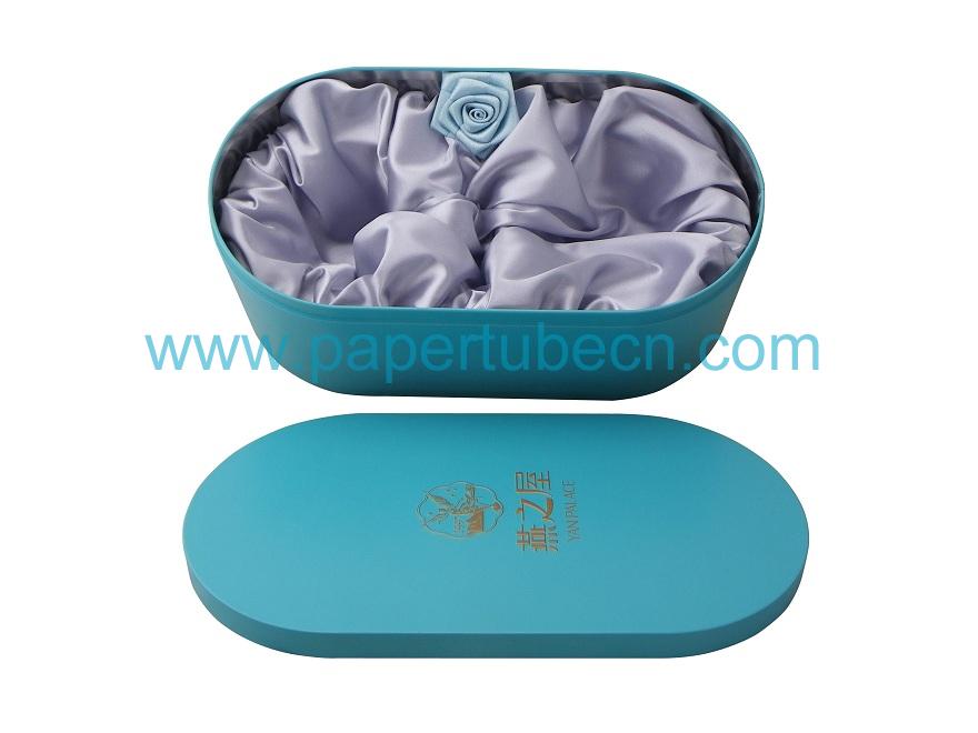 Special Shape Metal Food Grade Tin Box for Cubilose Packaging with Satin Foam Insert