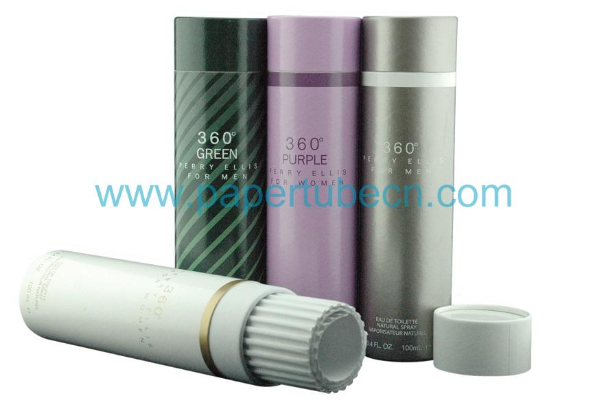 Perfume And Cosmetics Rolled Edge Packaging Paper Tube