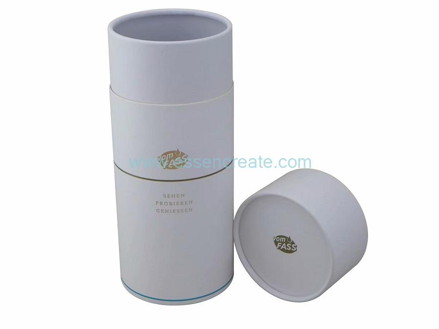 White Card Tube Packaging