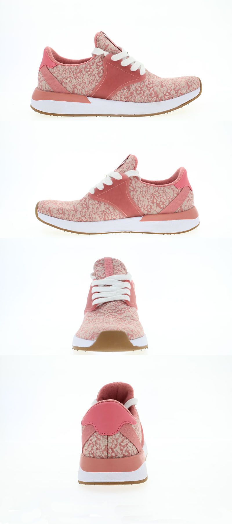 Pink light khaki color shoes