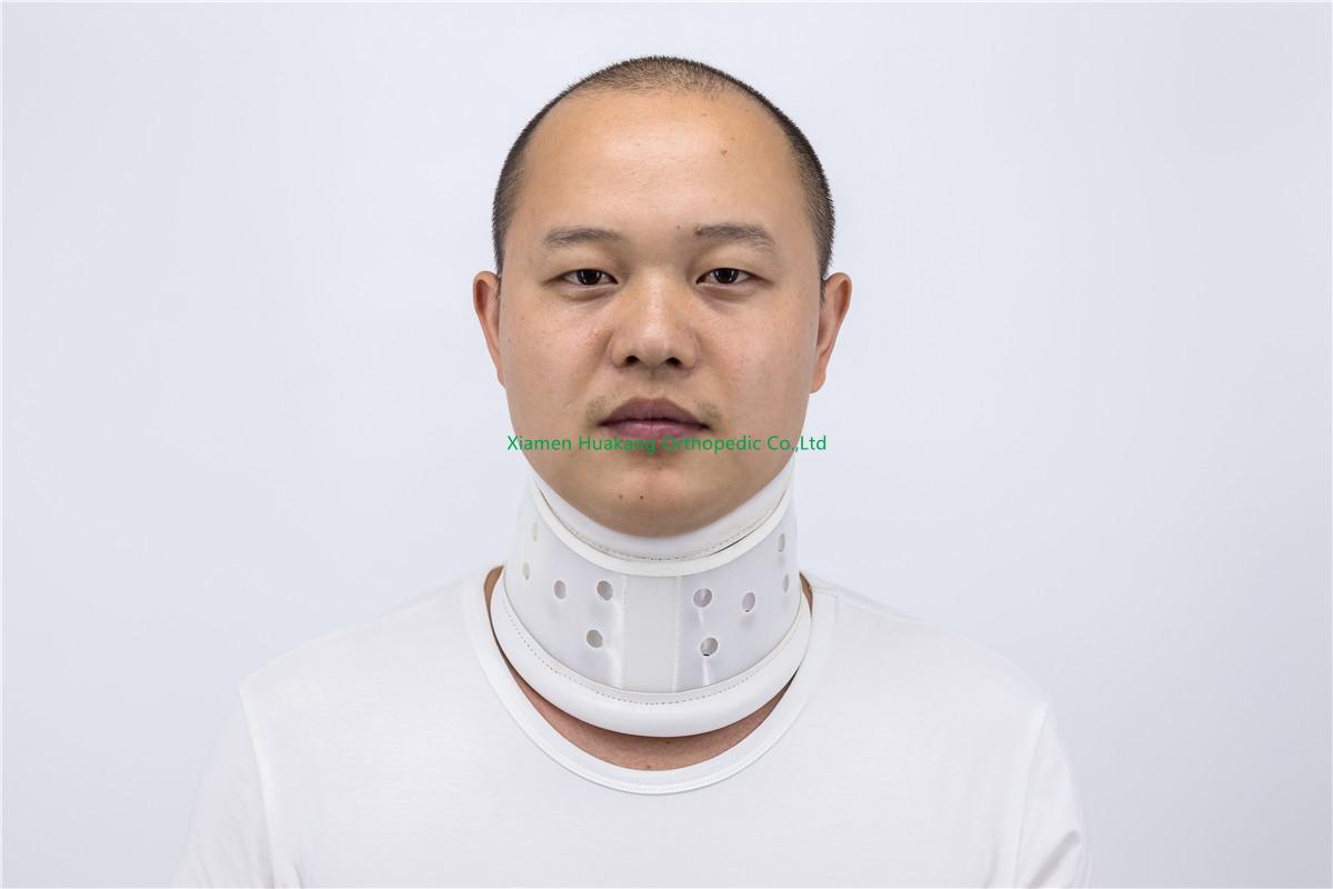 Leather neck cerivical collar braces