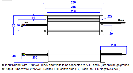 12v 100w triac dimmable led driver