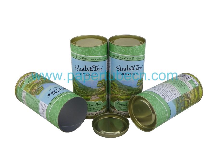 Bold Rosemary Za'atar Rejuvenating Blend Tea Packaging Paper Tube Bold Rosemary Za'atar Rejuvenating Blend Tea Packaging Paper Tube