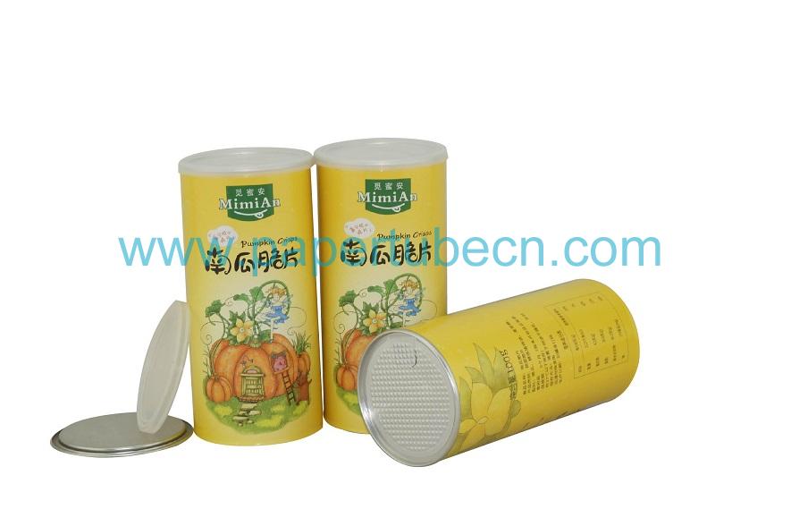 Pumpkin Canister Packaging Squash Cans Composite Paper Cushaw Tube Pumpkin Canister Packaging Squash Cans Composite Paper Cushaw Tube