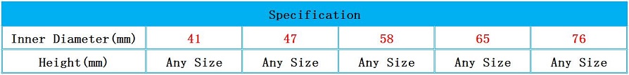 Size for Black Pepper Spice Shaker Packaging Paper Tube Size for Black Pepper Spice Shaker Packaging Paper Tube