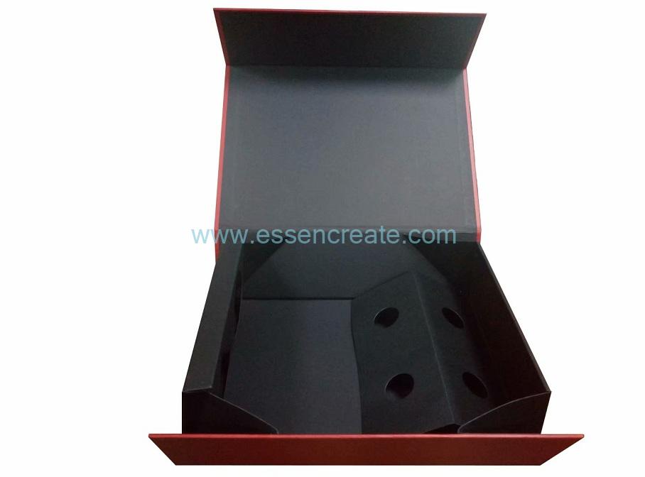 Two Wine Bottles Packaging Foldable Box