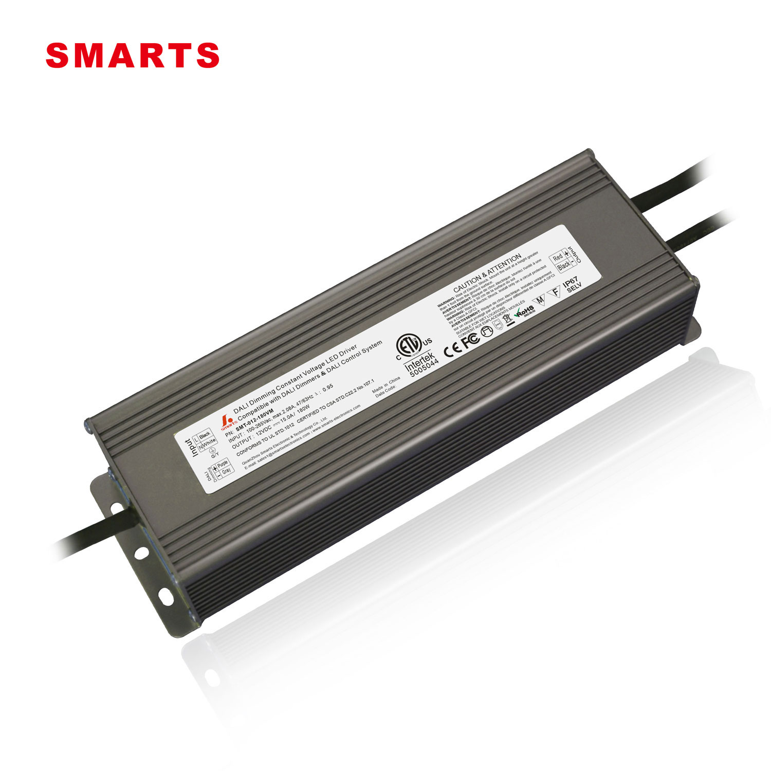 dali dimmable led driver 180w